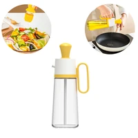 kitchen oil bottle with brush large capacity seasoning bottle for cook tool oil brush separation to precise control oil output