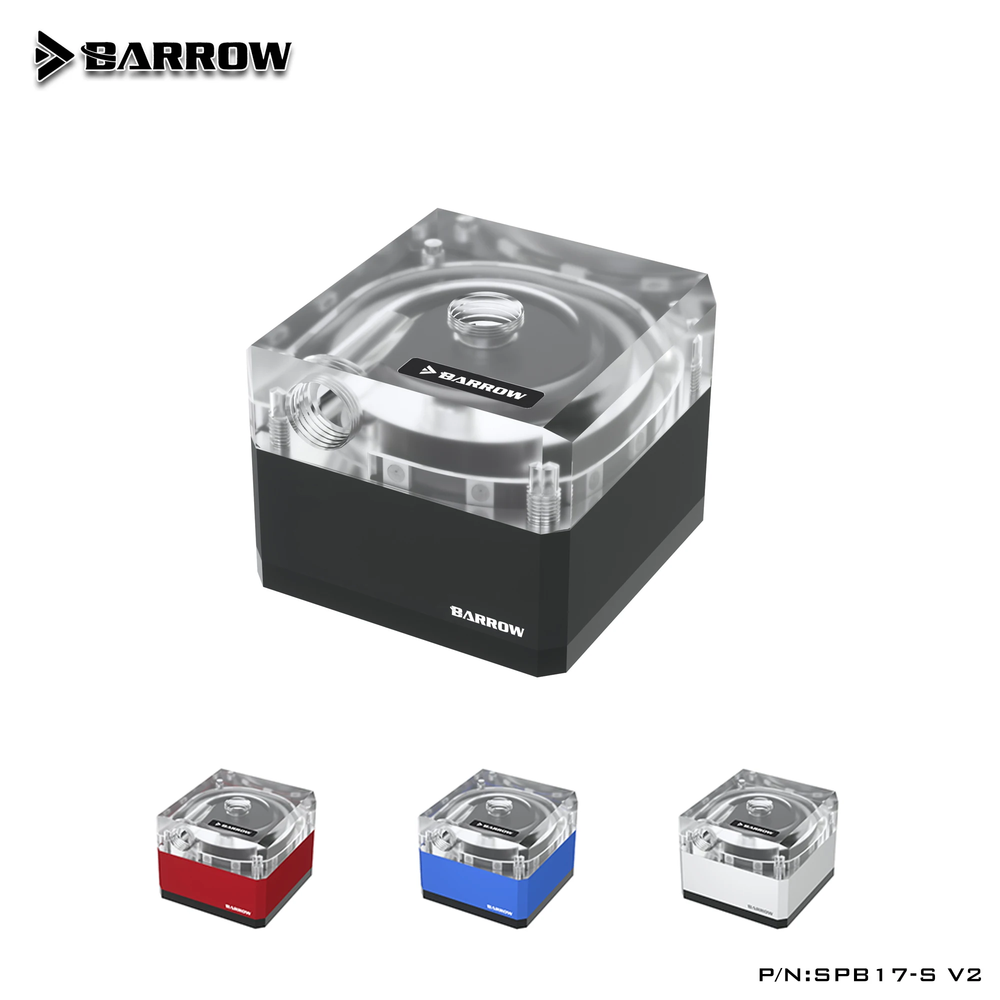 Barrow  DDC 17W PWM PCWater Cooler Pump DV12 Maximum Flow Lift 5.5 Meters 960L/H G1/4 Threaded for Computer Water Cooling System