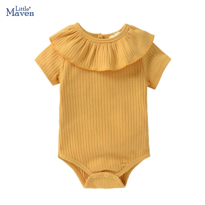 Комбинезон для новорожденных однотонный летний