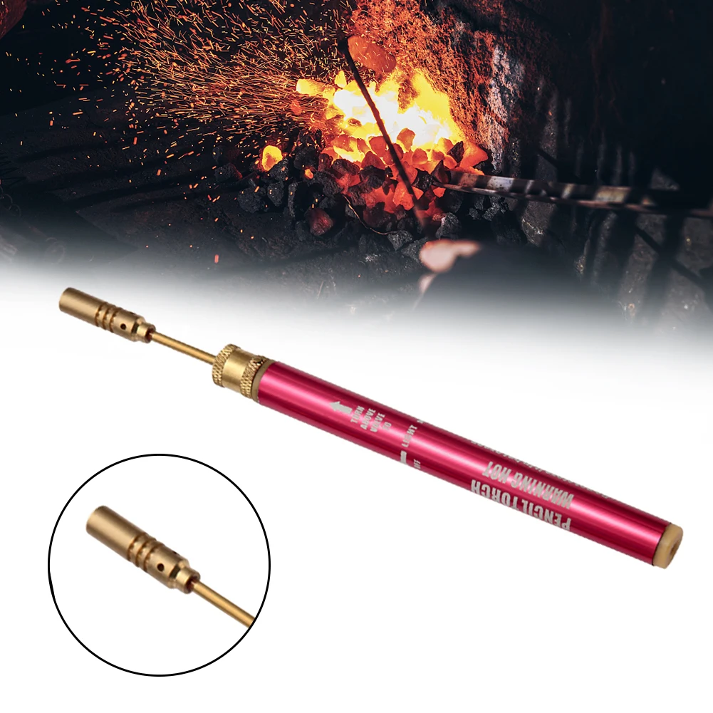 

Flame Gun Welding Torch Gun Pen Cordless Welding Burner for Jewelry Repair Tires, PVC Elbows, Optical Repairs