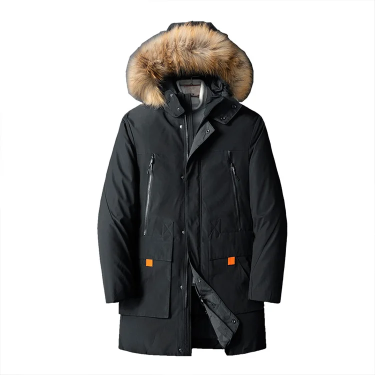 Men Winter Brand Mid-Long Warm Thick Hat Parkas Jacket Coat Men Autumn Outwear Outfits Waterproof Casual Parka Large Size 8XL