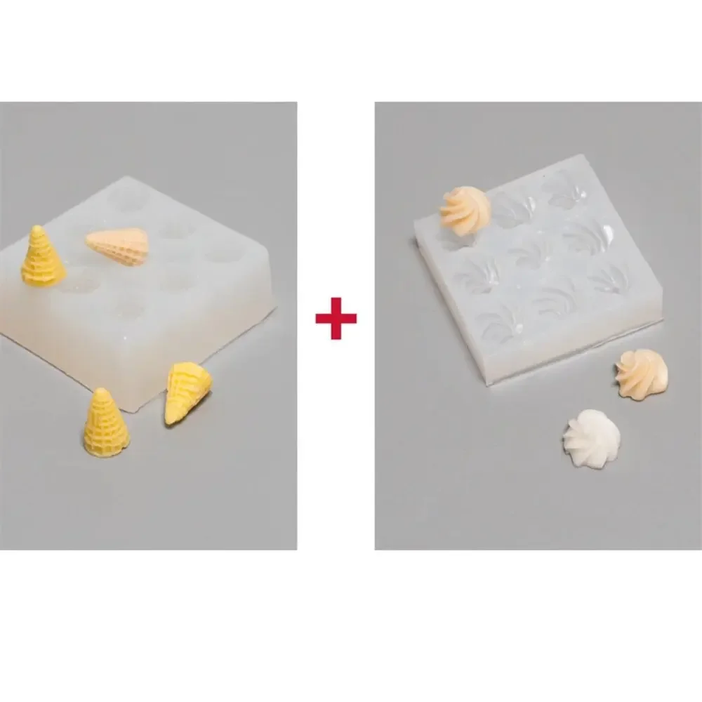 

Силиконовая форма для свечей мини-конусы