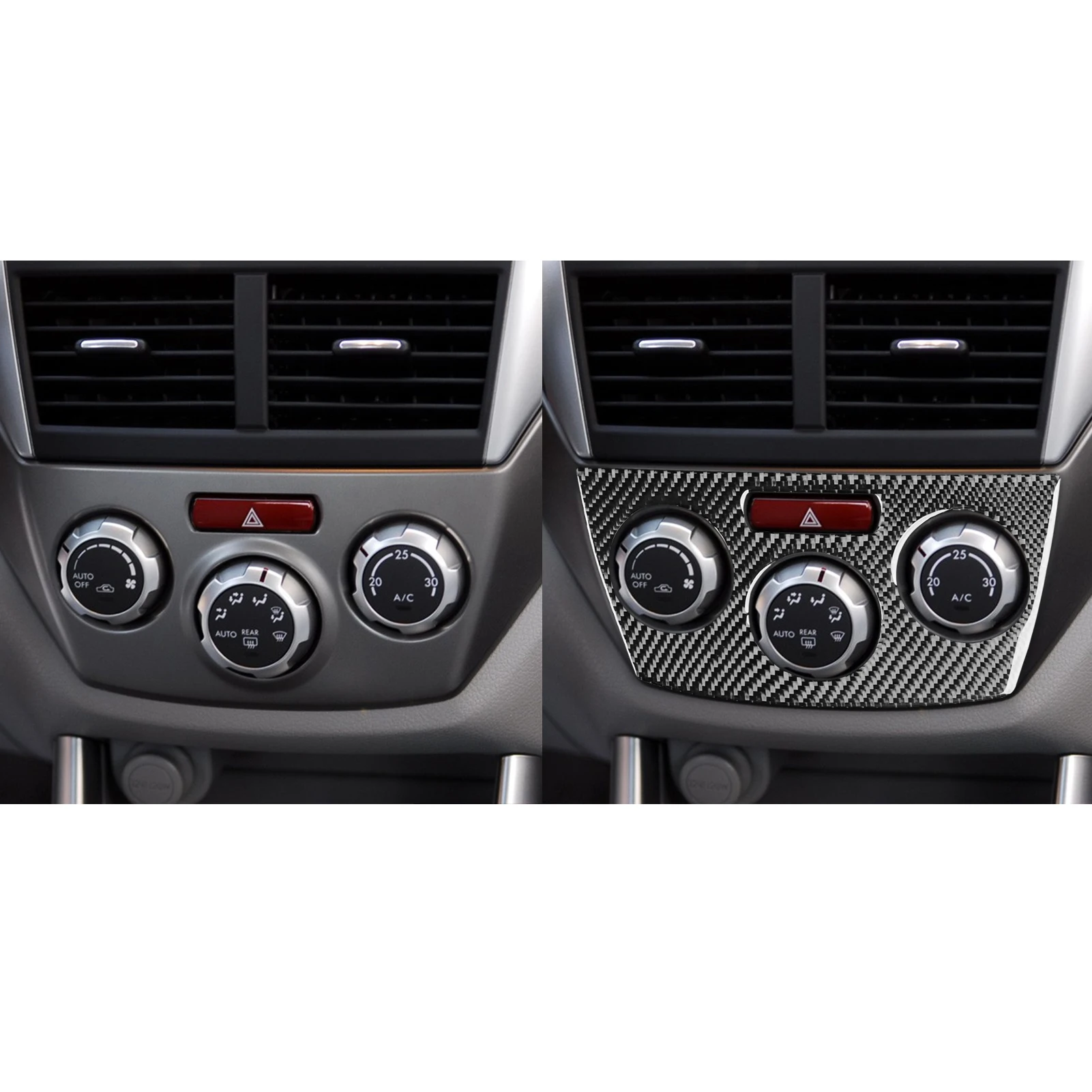 Для Subaru Forester 2009-2012 углеродное волокно приборная панель центральная консоль