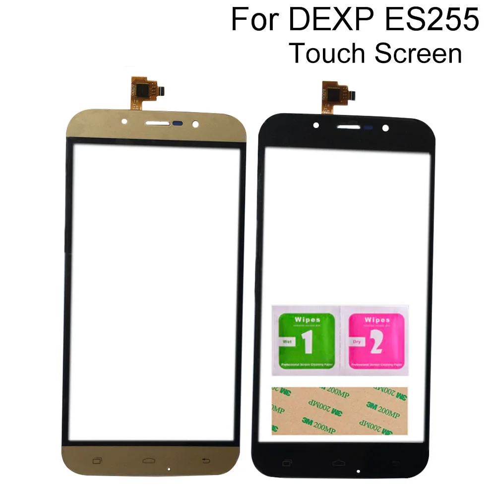 

Touch Screen For DEXP Ixion ES255 Fire Touch Screen Digitizer Panel Sensor Touchpad 5.5'' Mobile Tools 3M Glue