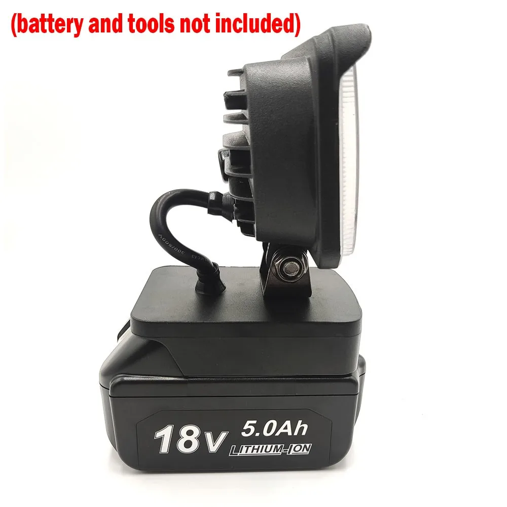 

LED Work Light ForMakita 18V BL Series Lithium Battery Power Tool Torch Flood High Brightness Outdoor Lamp With Toggle Switch