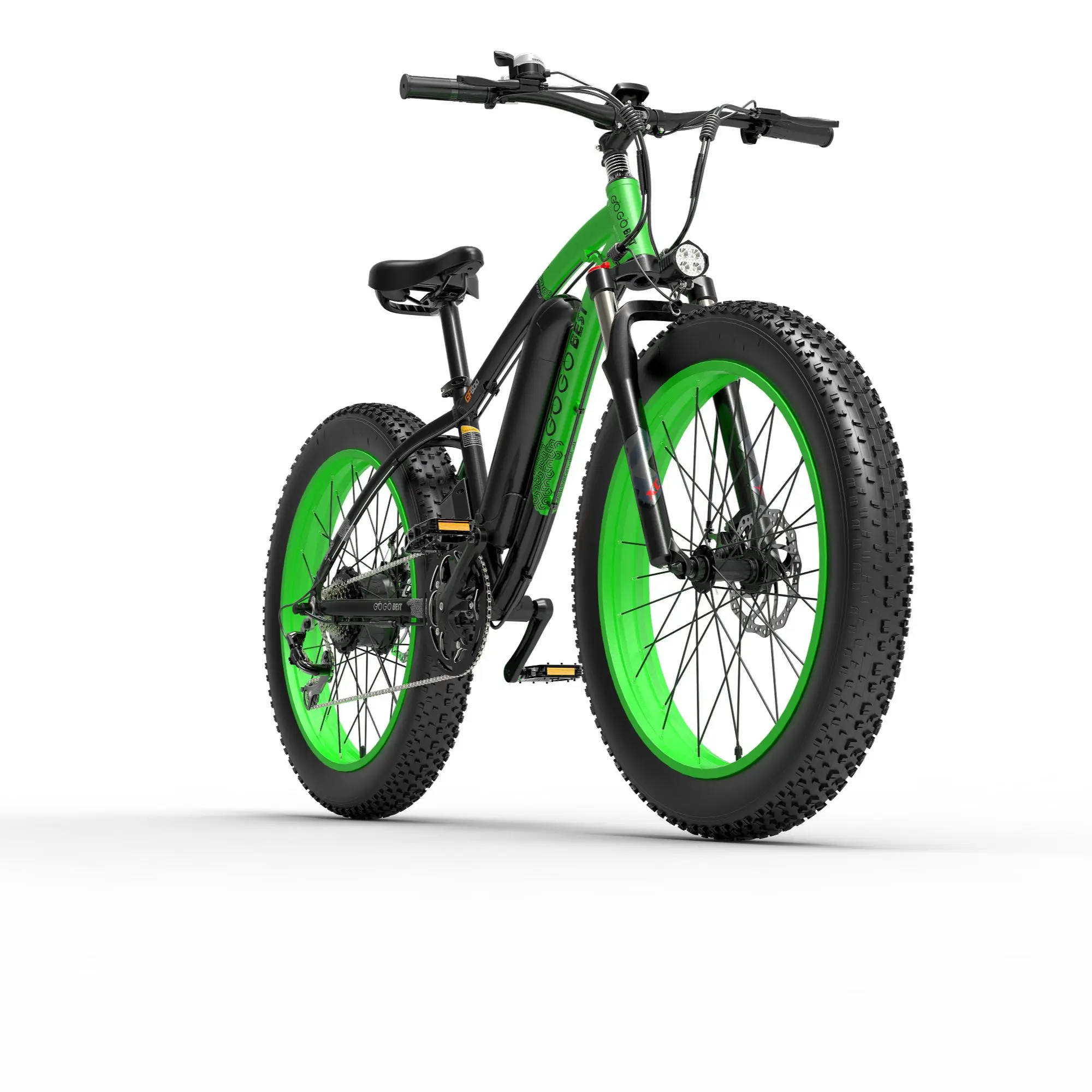 GOGOBEST-GF600 Adults Electric Bicycle Spoke wheel 48V13AH 1000W brushless motor, 26*4.0 "tires, 3 riding modes