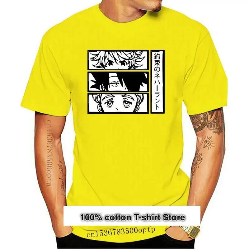 

Camiseta Unisex de Anime The Promised Neverland, camisa de Emma Manga, Ray, nueva