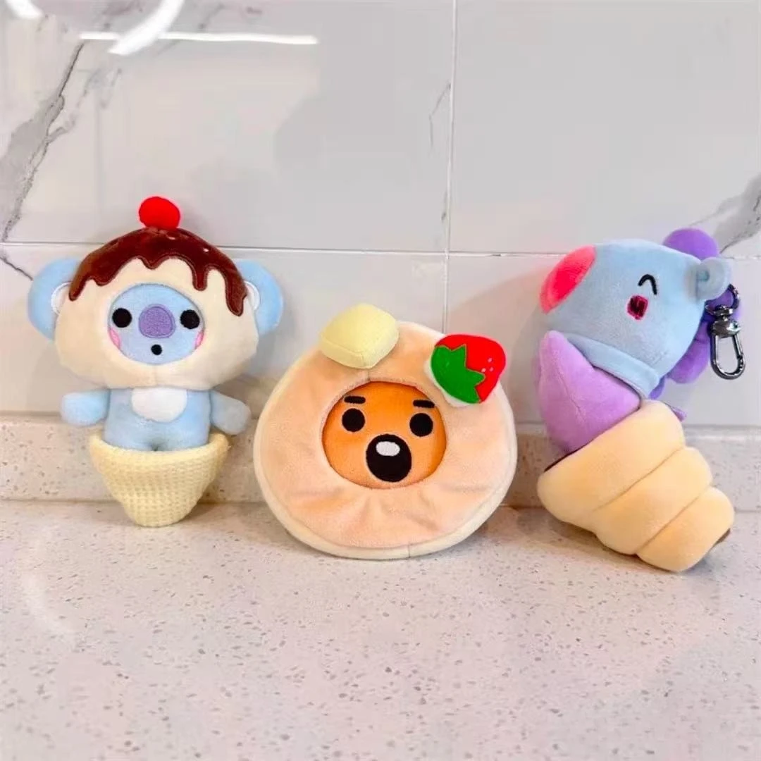 Фото BT21 KOYA SHOOKY MANG RJ COOKY CHIMMY: Милые и популярные модные куклы-животные в костюмах, подарок в виде десертного торта №5