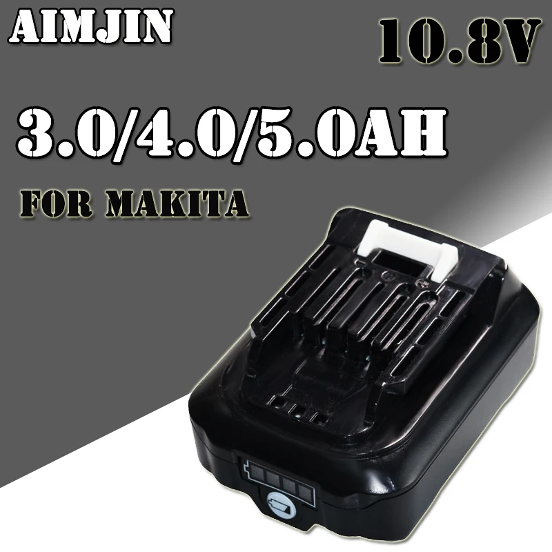 Для литий-ионного аккумулятора Makita 10 8 В 3 0/4 0/5 0 Ач 1973901 BL1021B BL1041B BL1015B BL1020B BL1040B