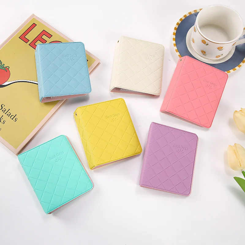 

Portable Macaron Series 3 Inch 36 Sheet Photo Album For Cards Photocard Holder Instax Mini Family Booklet Protector Collect Book