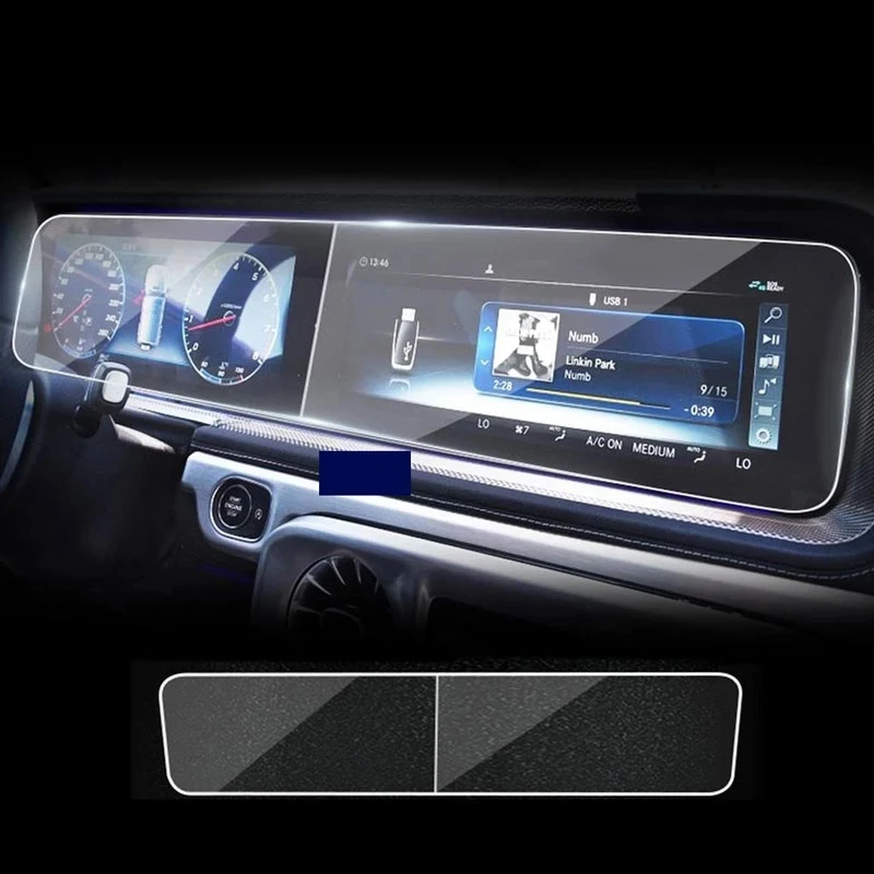 Стекло для Mercedes Benz GLE GLS G S W167 V167 GLE350/450 X167 G463 G500 W222, экран для навигации автомобиля, стеклянная защитная пленка