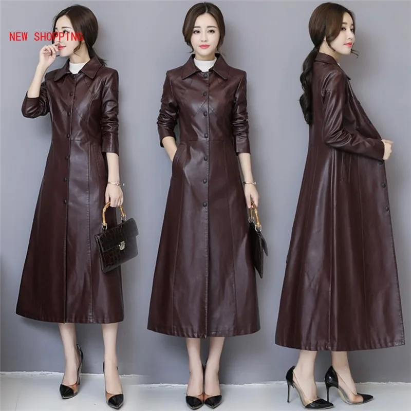 New Women Sheepskin Coat Autumn Winter 2023 Fashion Keep Warm Long Jacket Thicken Genuine Leather Coat Suede Outerwear Female