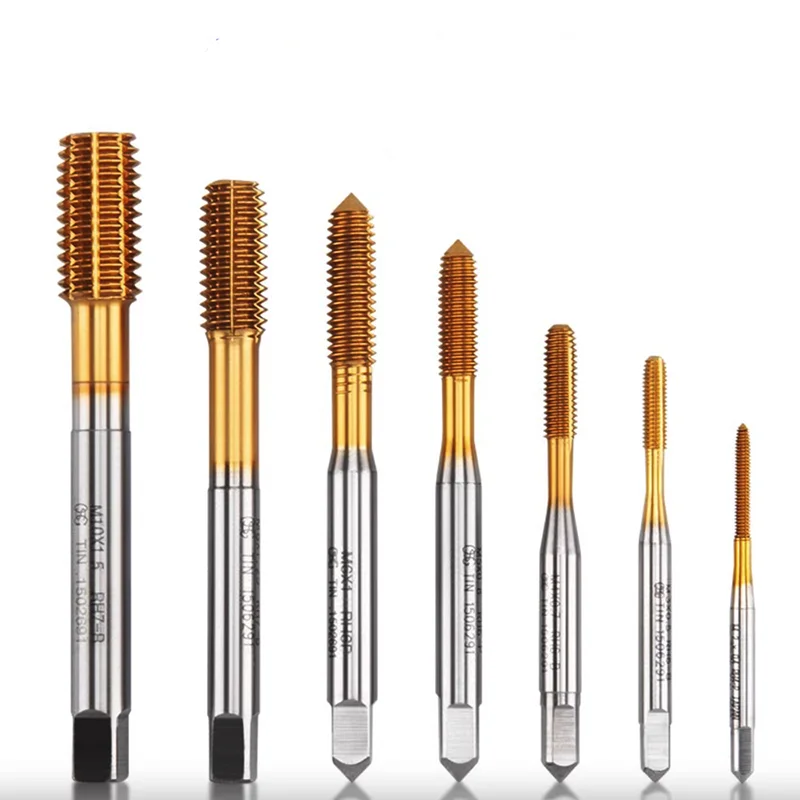 1 шт. HSSE с оловянным формовочным метчиком M0.50.6M0. M0.8M0.9M1M1.1M1.2M1.4 M1.6 M1.7M1.8 M2 M2.2M2.5M2.6M3 M3.5