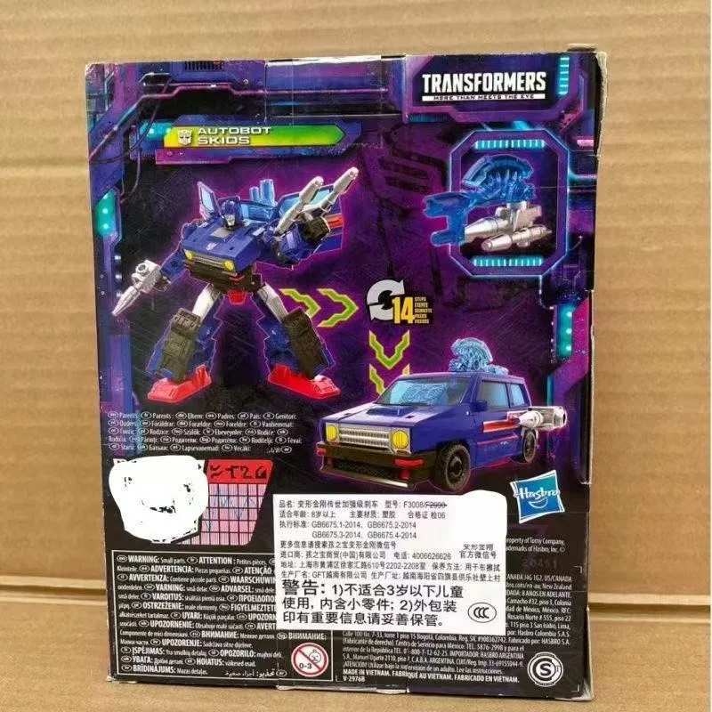 Фото В наличии: Фигурка Hasbro Transformers G Series D-Skids G1 Movie, модель из аниме, робот-трансформер, популярный подарок на праздники №5