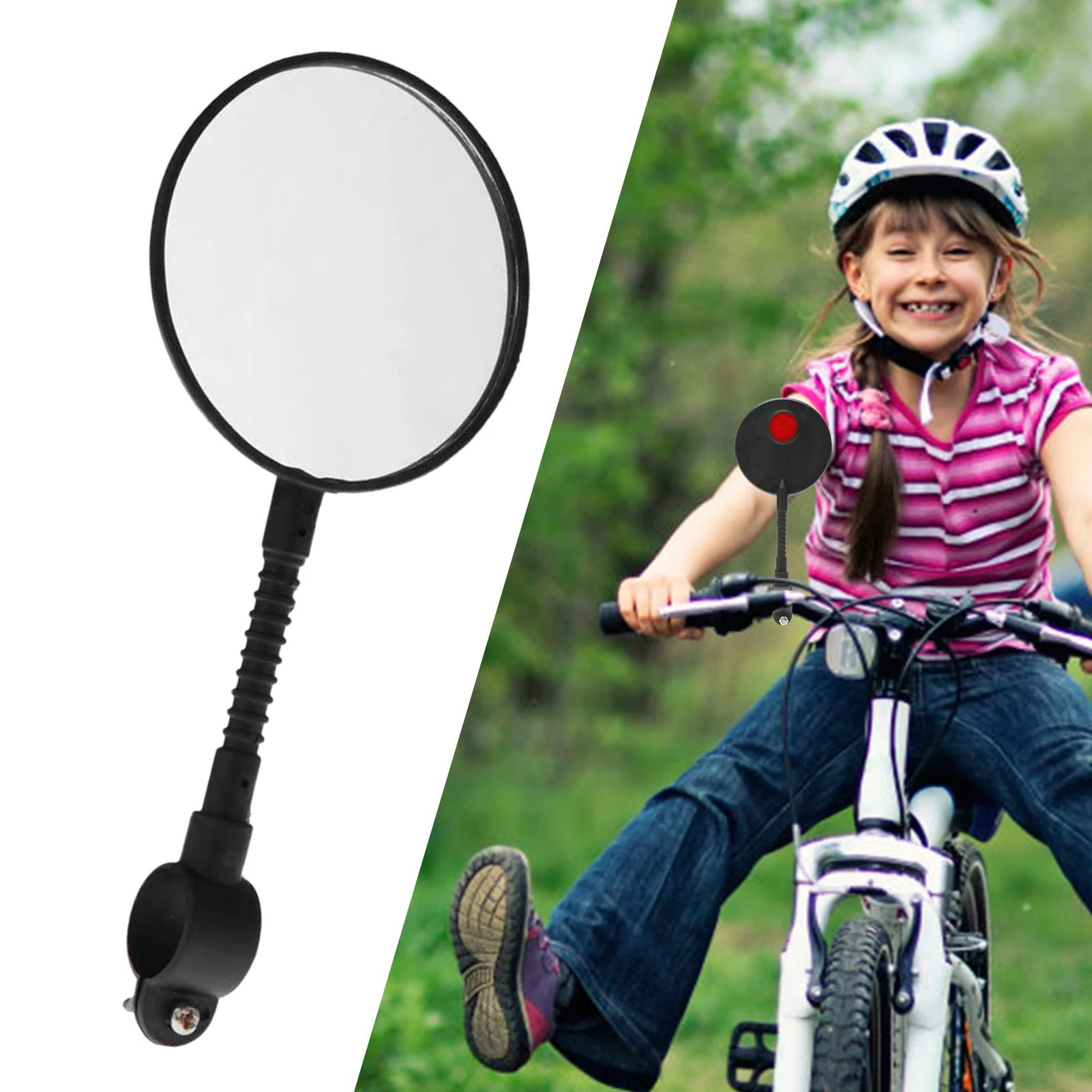 

Велосипедный торцевой наконечник для зеркала велосипеда, велосипедные зеркала заднего вида, руль, мотоцикл заднего вида, поворот на 360 град...