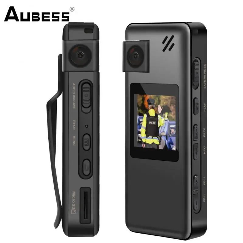 

Small Body Worn Camera HD Full 1080P Camcorder With LED Screen Sports DV Car DVR Recording Support 8GB To 128GB TF Card Bike Cam