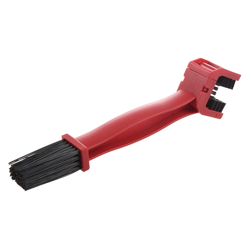 

Cycling Motorcycle Bicycle Chain Crankset Brush Cleaner Cleaning Tool (Red)