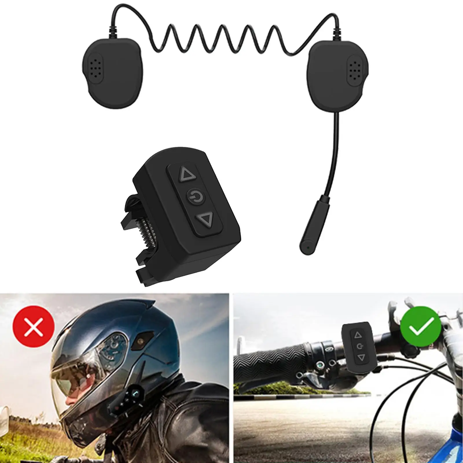 

Motorcycle Bluetooth Headset Earphone Take Off Free Your Hand