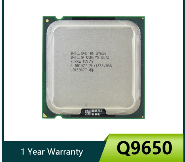 Б/у процессор Intel Core 2 Quad Q9650 (12M кэш 3 00 ГГц 1333 FSB) Socket 775 |