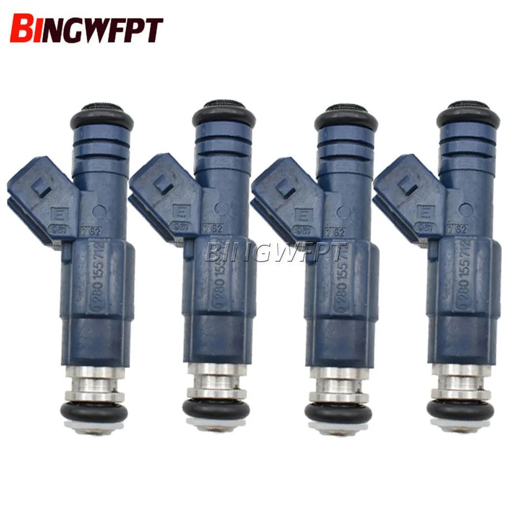 

4XFuel Injectors 0280155712 For Cadillac Catera 1997-2001 For Saab 900 1996-1997 For Saab 9000 1996-1997 For Saab 9-5 1999-2003