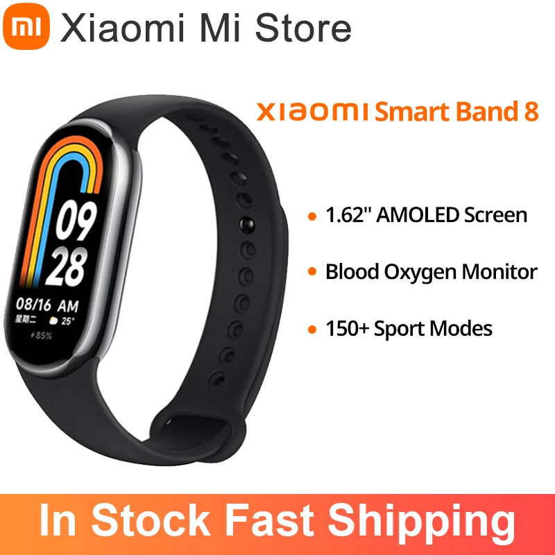 Фитнес трекер xiaomi band 8 pro. Test reading Band 5.