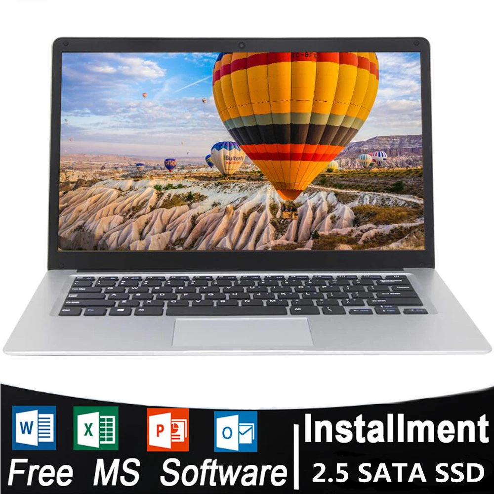 14.1 Inch Laptop New AKPAD Computer Ram 6GB DDR3 128G 256GB 512G 1TB SSD With 64G EMMC Intel Celeron Notebook Windows 10 Laptops