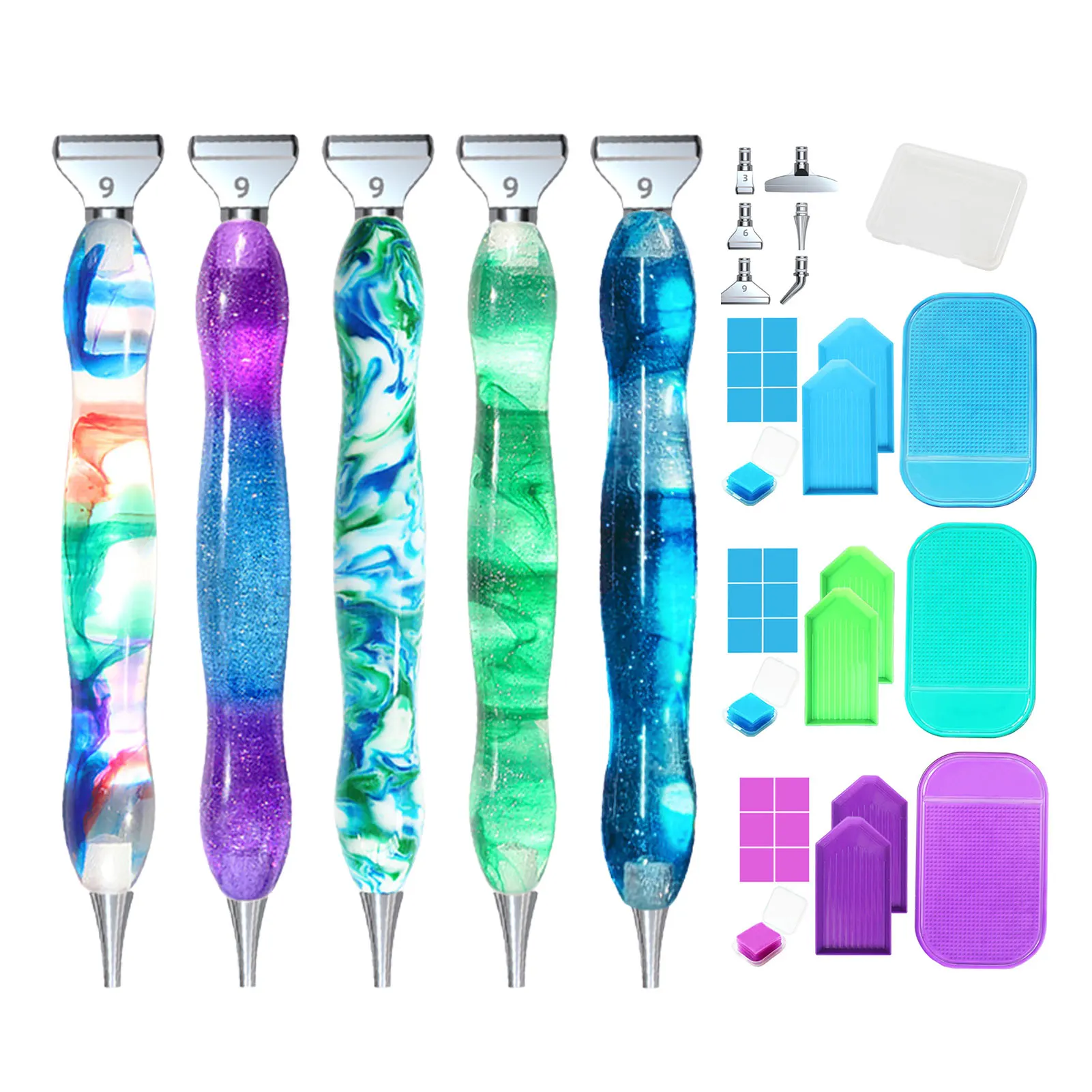 

Exquisite 5D Diamond Art Painting Pen Kit Embroidery Accessories Round Diamond Art Painting Tools DIY Decorative Tools