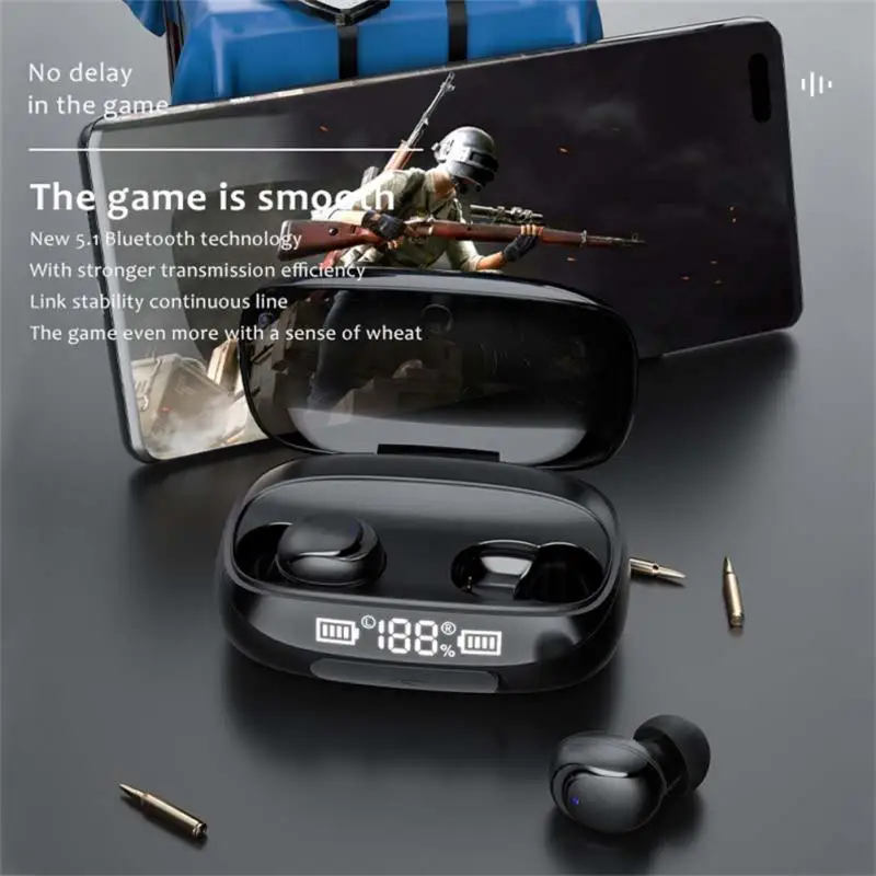 

Tws Wireless Headphones Power Display Stereo Sound For Samsung Bluetooth Earphone Bluetooth Headphones Sport With Mic In Ear