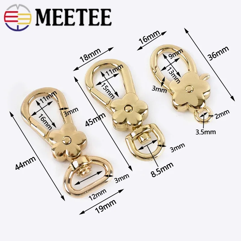 2/4/10 шт. металлические аксессуары для сумки