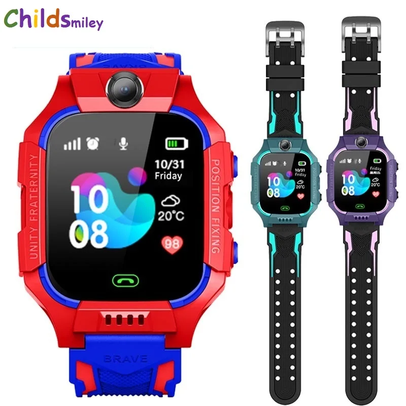 

Smart Watch Kids LBS Positioning Tracker Lacation SOS Camera Phone Smart Baby Watch Voice Chat Smartwatch Children's Watch Q19