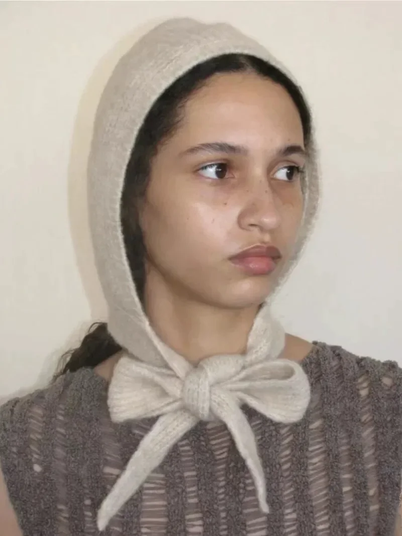 Ins корейский шарф с капюшоном шапка-балаклава зимняя защита ушей ветрозащитные