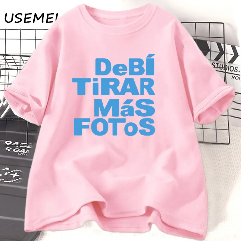 Debi Tirar Mas Fotos DTMF графические футболки для мужчин и женщин Harajuku футболка с латинской