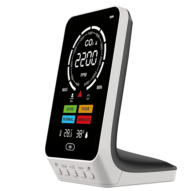 

Indoor Air Quality Monitor, Real-Time Detection of Home Environment, As Well As Thermometer and Hygrometer Functions
