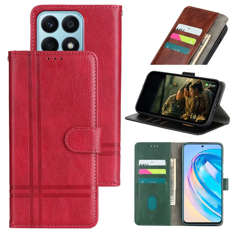 

чехол honor x8a Funda Para Honor X9a X7a X6s X5 X6 X7 X8 X9 4G 5G Case Wallet Fip Cover For Funda Honor X40i X40 GT Phone Cases