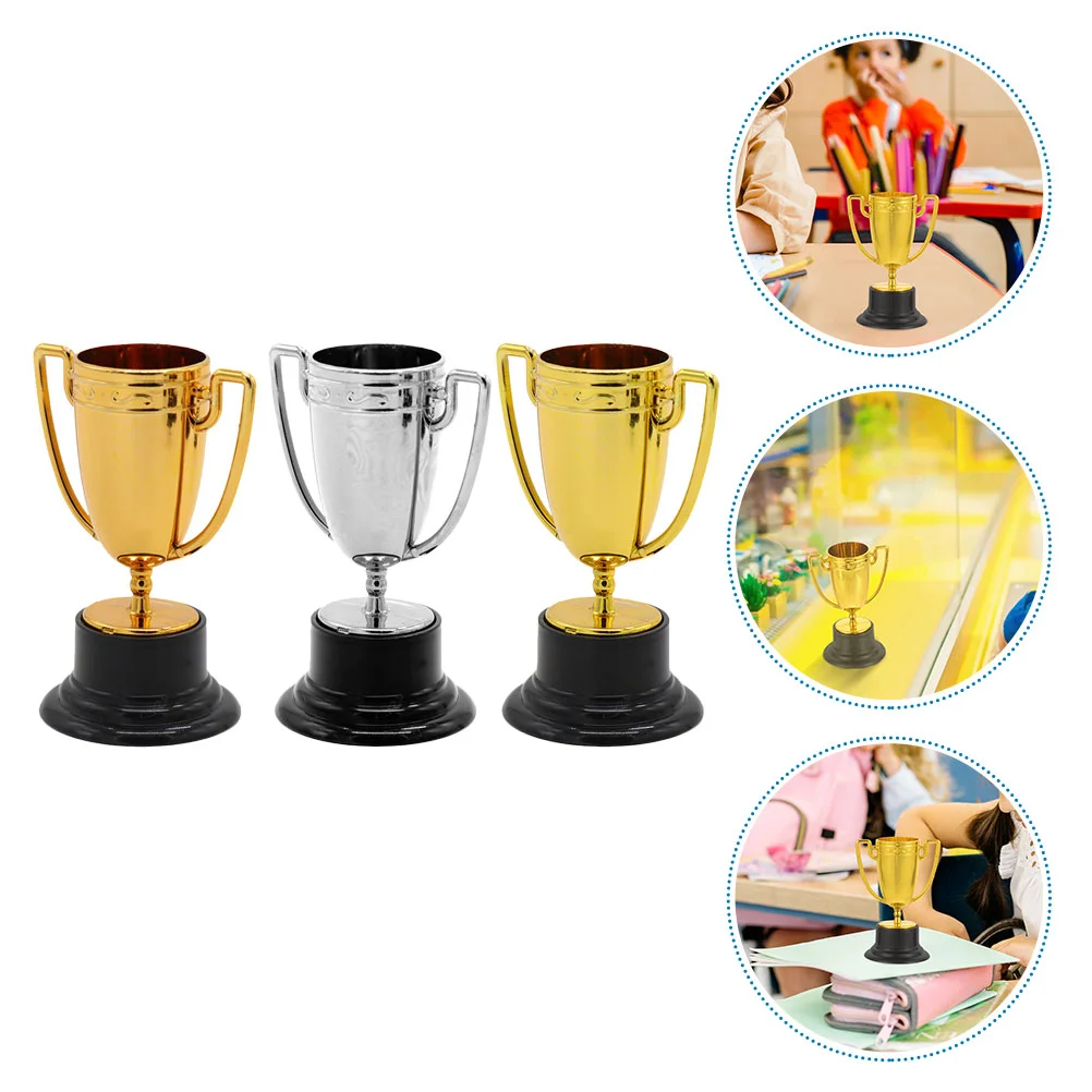 

3pcs Trophy Award Kids Party Award Sports Event Competition Game Award Decoration