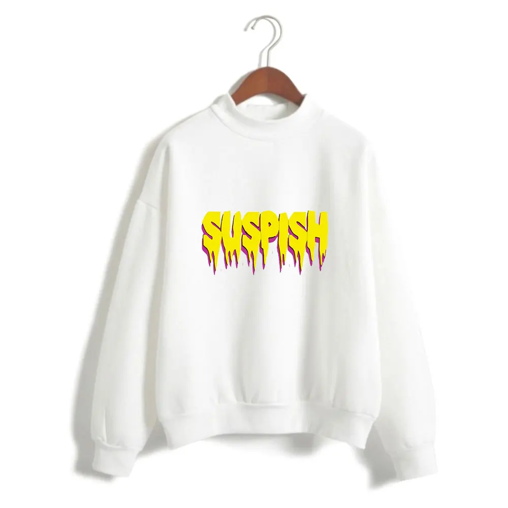 

Новое поступление 2022, свитшоты с высоким воротником, женские/мужские Модные свитшоты с принтом, Повседневная Уличная одежда в стиле Харадзюку