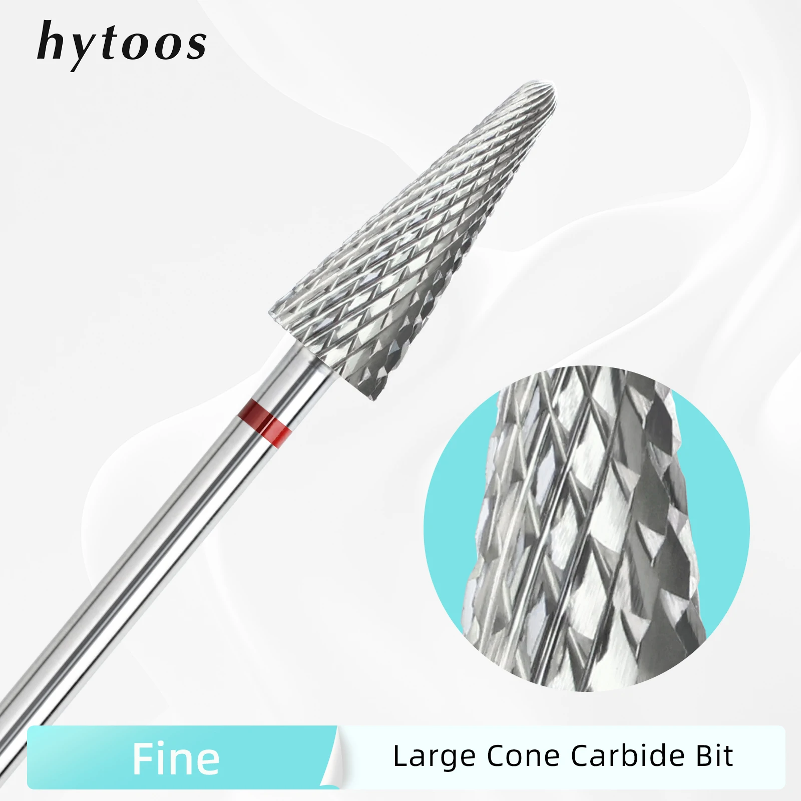 Сверла для маникюра HYTOOS карбидные насадки 15 мм 3/32 дюйма