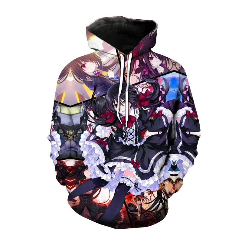 

Date a Live Hoodies Anime Sexy Girls 3D Print Streetwear Men Women Oversized Sweatshirts Hoodie Harajuku Kids Pullover Tracksuit