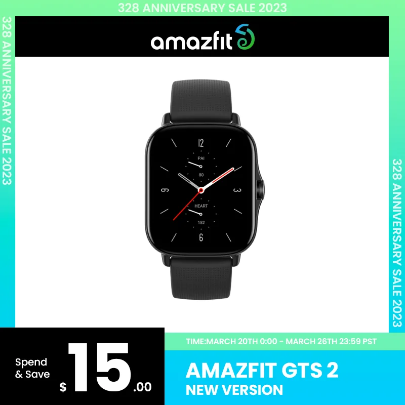 [New Version] Amazfit GTS 2 New Version Smartwatch Music Storage And Playback Smart Watch Alexa Built-in For Android IOS Phone