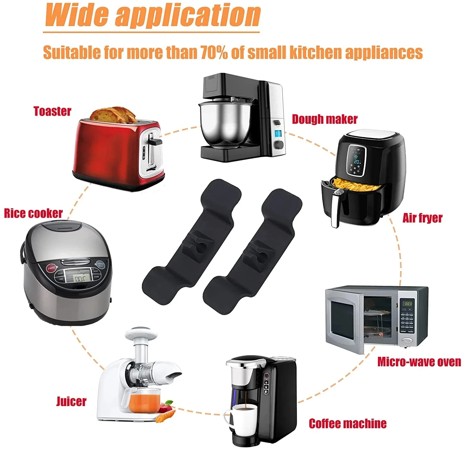 Шнур для обмотки крючков провод кабеля кабель фритюрницы кофейной машины