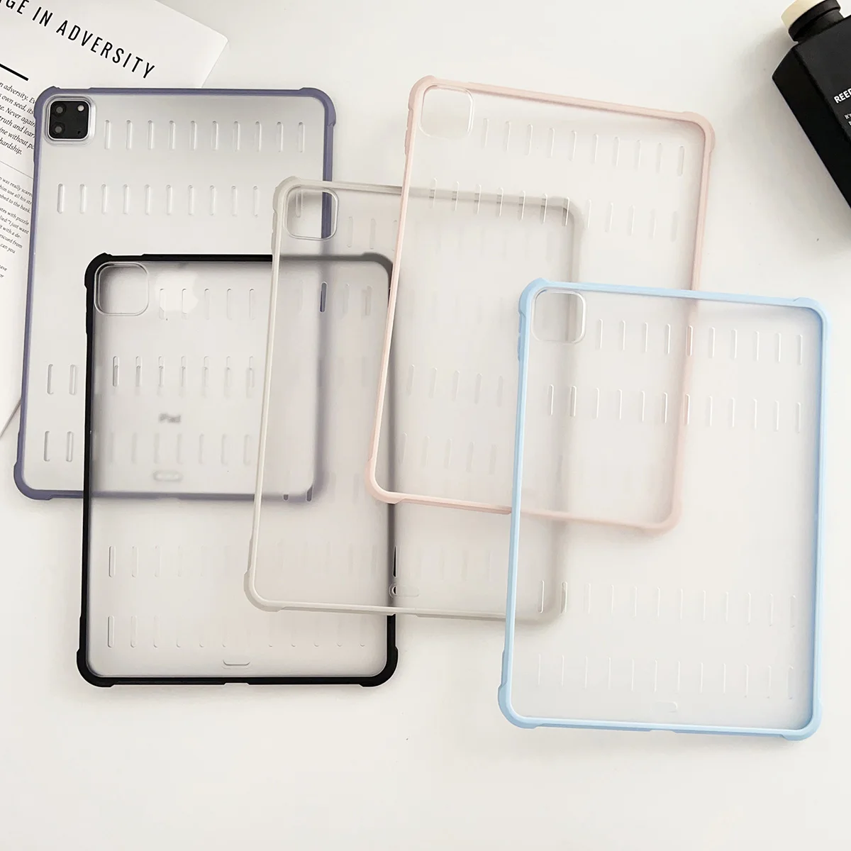 

Funda Case for iPad 8th 9th Gen 10.2" 5th 6th Gen 9.7" Air4 Air5 Pro11 10th Gen mini 6 heat dissipation Hard PC+TPU Cover Case