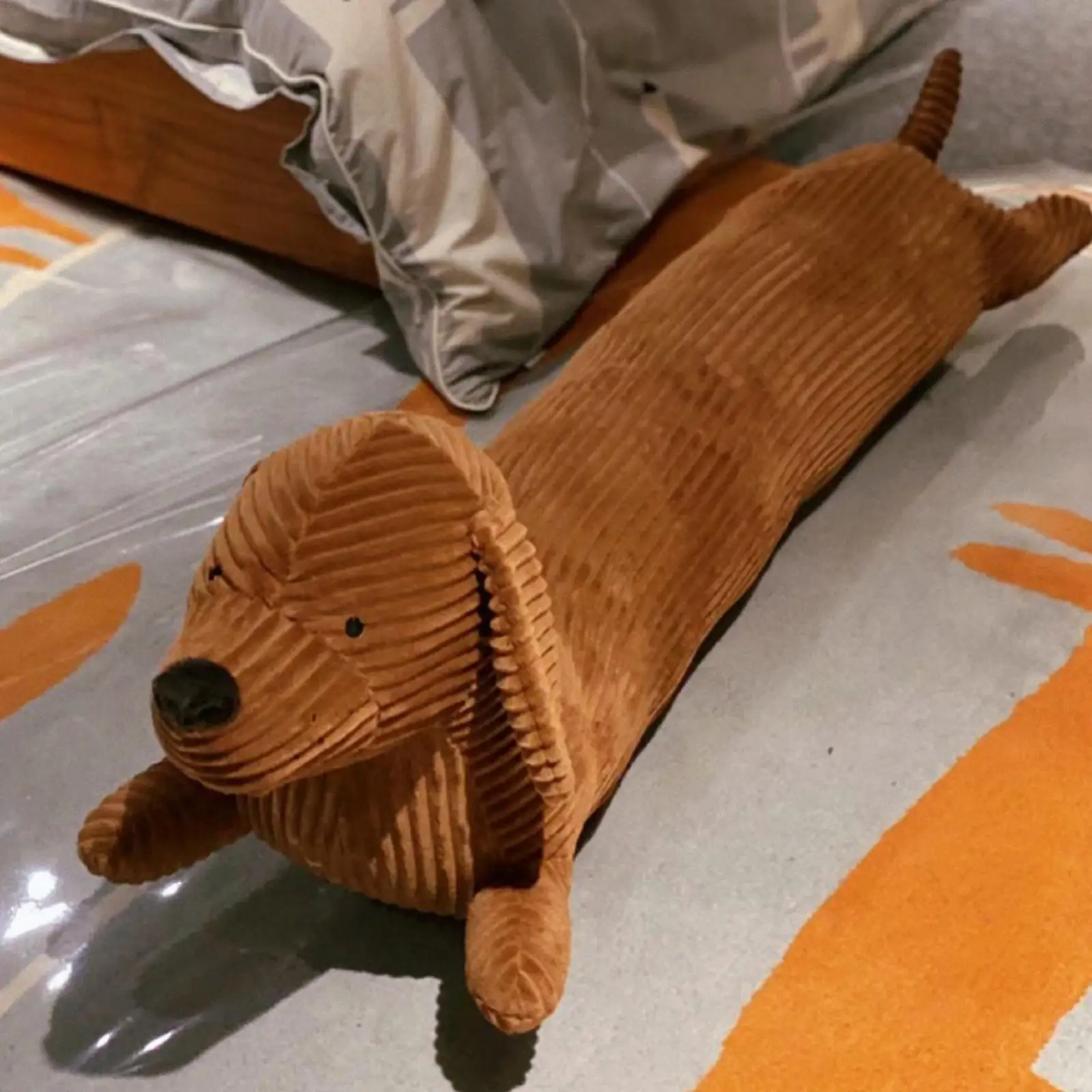 

Dachshund Dog Plush Hug Pillow Soft Durable Stuffed Throw Cushion Dachshund Animals Hug Pillow For Sofa Chair Home Decoration