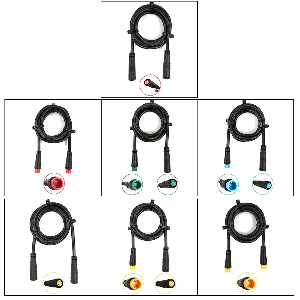 

E-bike Display Connector 2/3/4/5 Pin Cable Waterproof Connector Signal Line Extension Cord For Bafang Electric Bicycle Accessory