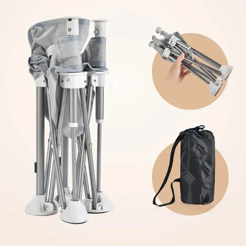 Портативный складной детский обеденный стул металлическое сиденье-бустер для