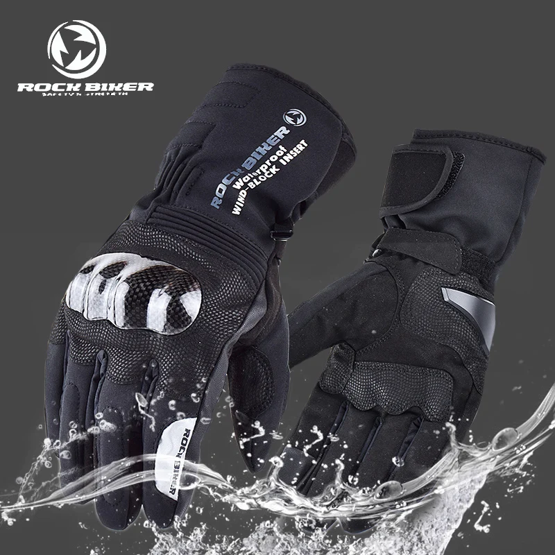 

Новые зимние Мотоциклетные Перчатки из углеродного волокна, водонепроницаемые теплые мотоциклетные перчатки для мужчин и женщин, зимние мотоциклетные перчатки для езды на квадроцикле, скутере, снегоходе