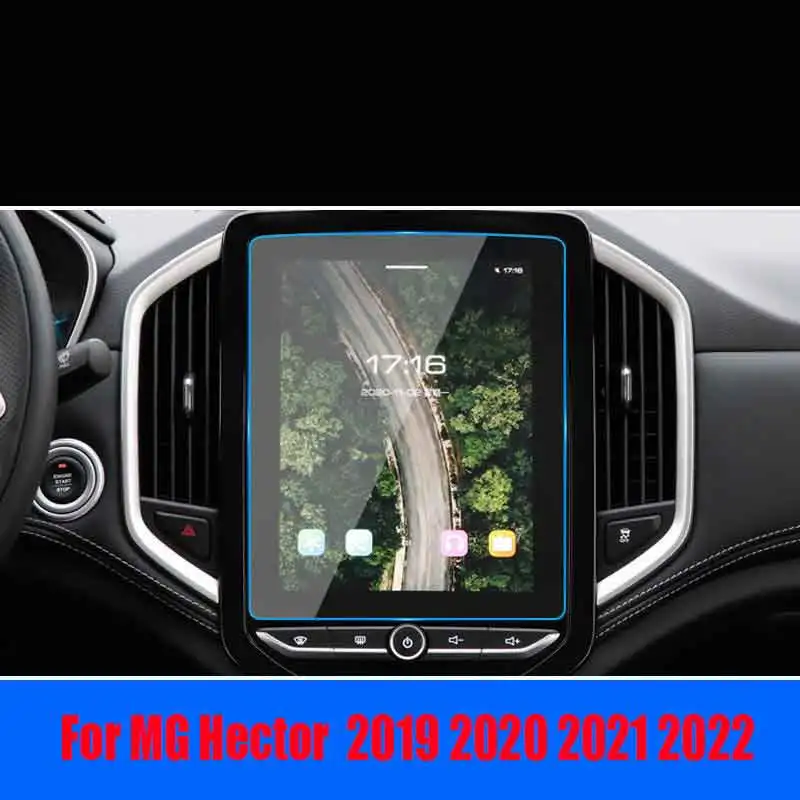 

For MG Hector 2019 2020 2021 2022 10.4 inch Car GPS Navigation Tempered glass screen protector Film Interior sticker accessories