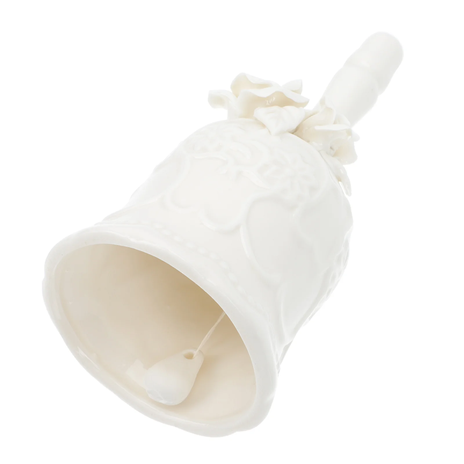 

Bell Bells Hand Ceramic Service Call Restaurant Dinner Serving Customer Desktop Wedding Reception Rose European Style Tent