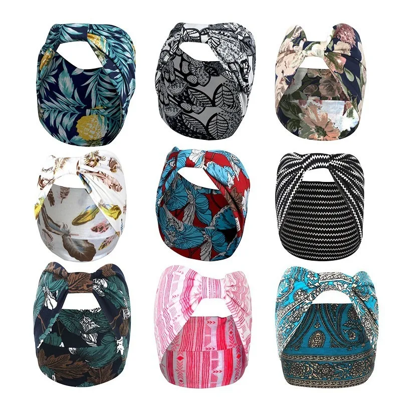 

Women's Headband Wrap Waist Knotted Headband Yoga Knitted Sports Hairband