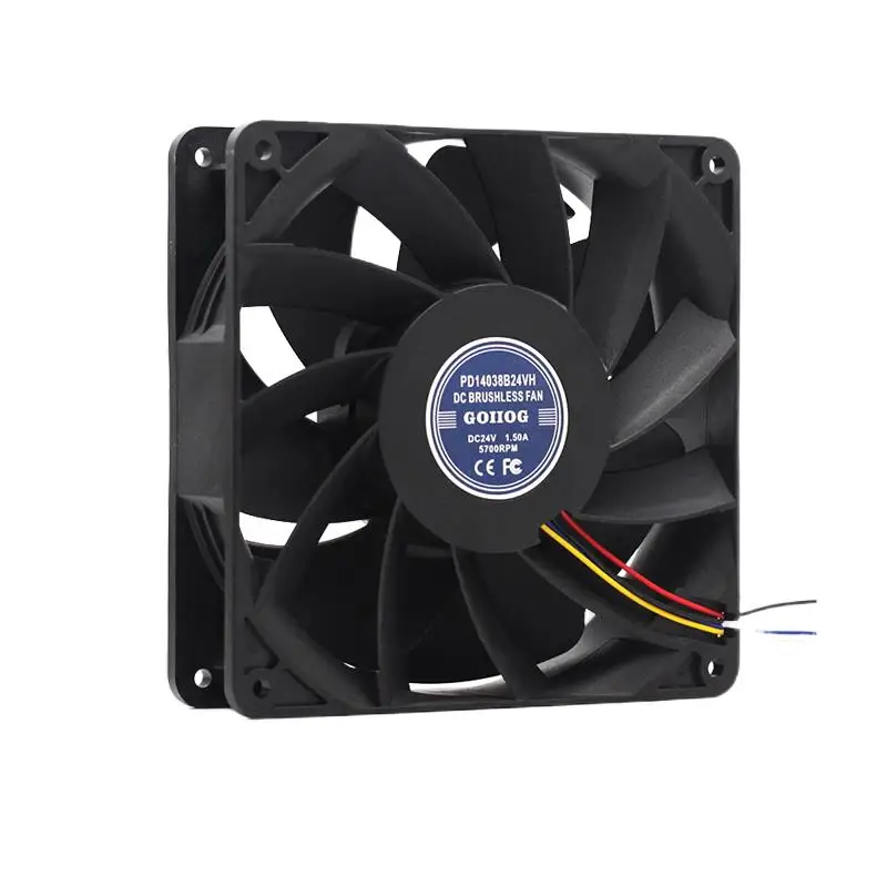 24 В постоянного тока 1 А 5 14038 14 см инверторный охлаждающий вентилятор