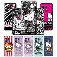 case cover for oneplus 1 9 8 7 7t 8t 9r 9rt 10 pro nord n10 n100 n200 ce 2 5g armor thin luxury protection hello kitty drawing